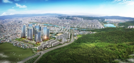 앞산 태왕아너스, 평균 125.8대1 전평형 1순위 마감