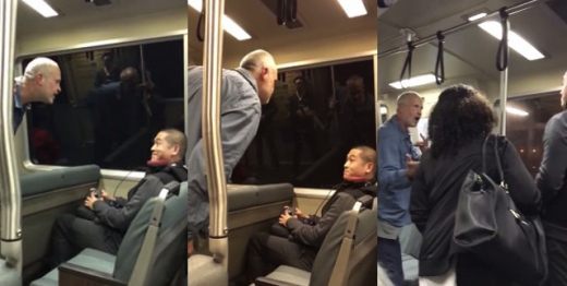 백인 남성, 美전철서 동양인에 욕설·폭행 파문