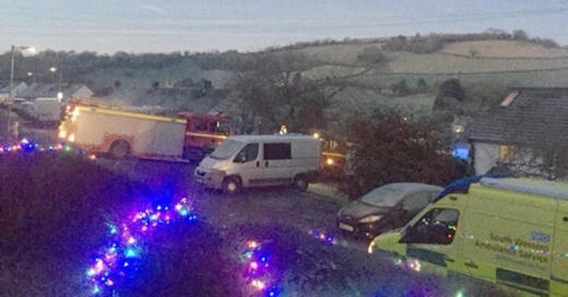 자기집 정원에 굴 파고 들어간 남성…구조대 출동