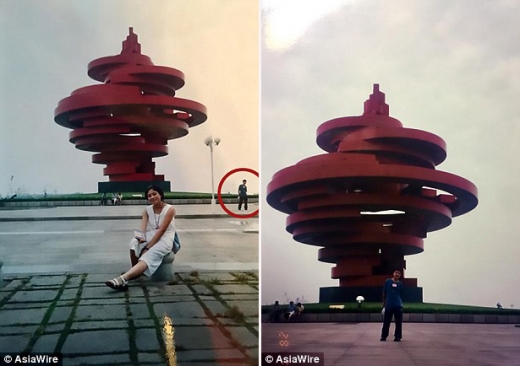 천생연분?…11년 전 우연히 아내사진에 찍힌 남편