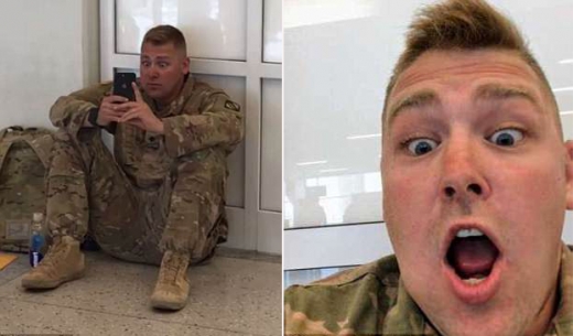 [월드피플+] 비행기 연착 덕에…영상통화로 딸 출산 지켜본 군인 사연