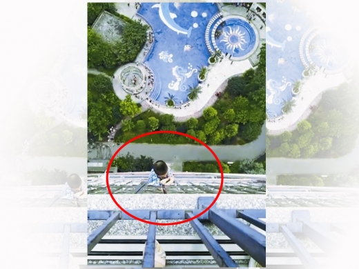 [여기는 중국] 20층 베란다에 5세 아이…아찔한 순간