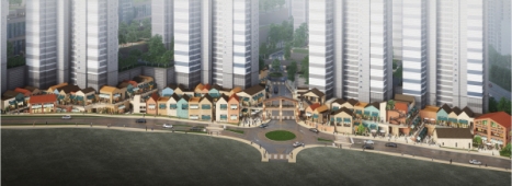 2,894세대 독점…대단지내 상가 ‘알프하임 북유럽 상점마을’ 인기