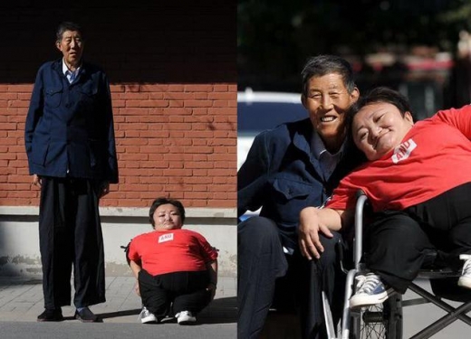 [월드피플+] 키 93cm 아내, 키193cm 남편과의 ‘러브스토리’