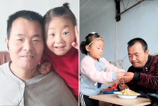 “아빠는 제가 책임져요”…하반신 마비된 부친 돌보는 6살 딸