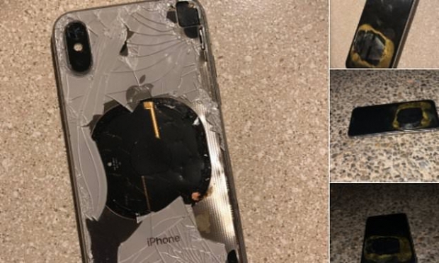 애플 아이폰X, iOS12 업데이트 후 충전하다가 폭발