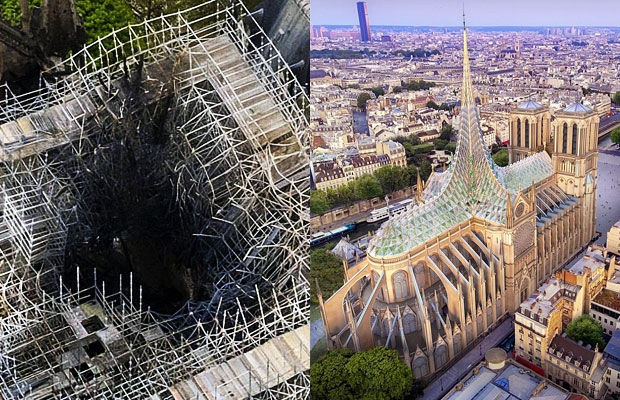 노트르담 대성당은 어떻게 복원될까…특수 크리스털에 양봉장도