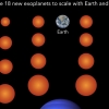 [아하! 우주] 지구만한 크기의 외계행성 18개 무더기 발견