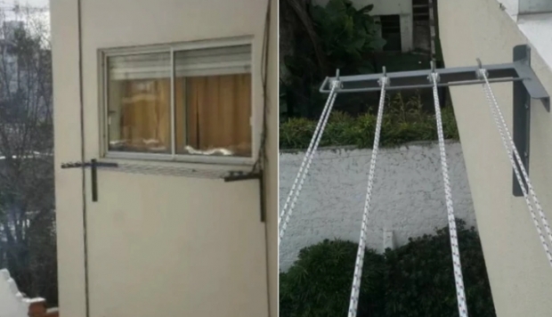 아빠 성폭행 피하려 탈출하다 5층 빨랫줄에 매달린 소녀