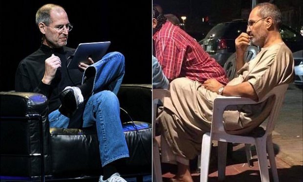 스티브 잡스 맞아? 이집트서 도플갱어 포착…“안 죽었다” 의혹도