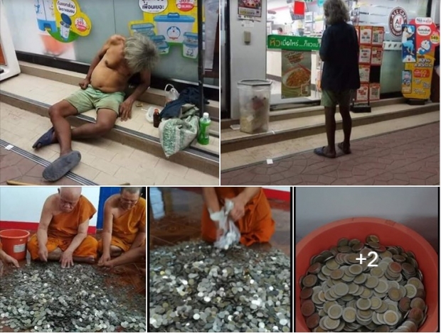 [여기는 동남아] 한 평생 모은 동전더미 기부하고 떠난 태국 노숙자