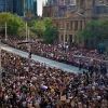[여기는 호주] “호주가 불타고 있다”…시드니 시청에 몰려든 대규모 시위대