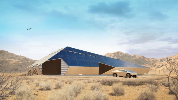 테슬라 ‘사이버트럭’ 닮았네…종말 대비 ‘미래형 지하벙커’ 등장