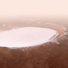 [우주를 보다] 화성에 눈이 내렸나…북극의 대형 얼음 크레이터