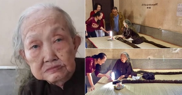64년간 단 한번도 머리카락에 손대지 못한 여성의 안타까운 사연