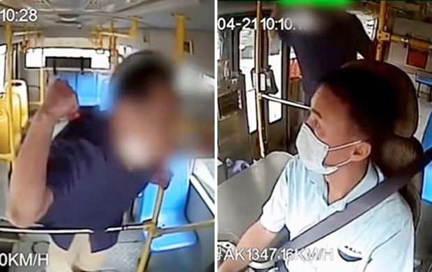 “마스크 답답하다고!”…버스기사에 주먹 휘두른 中 승객의 최후 (영상)