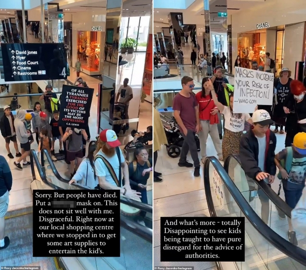 호주 시드니 ‘마스크 의무화’ 첫날부터 규정 어기는 시위대 (영상)