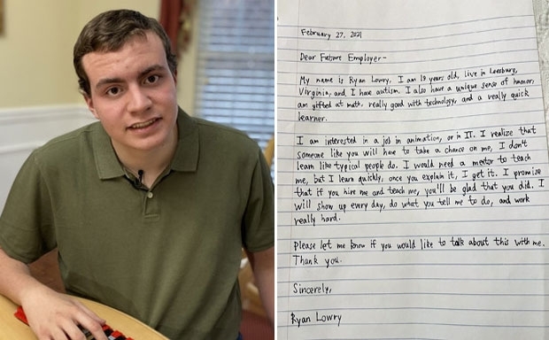 “시켜만 주시면…” 美 자폐 학생 진심 편지에 아마존, MS도 관심