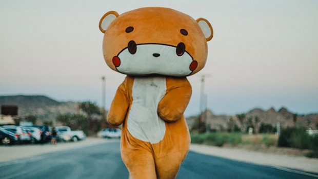 [월드피플+] 곰 캐릭터 인형입고 무한도전…640㎞ 걷는 남자의 사연