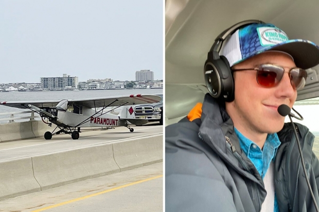 “엔진 이상 느꼈다” 다리 위 비상 착륙한 美 18세 조종사