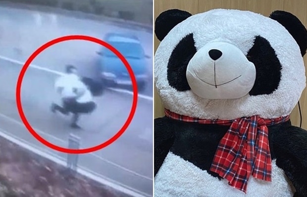 사람만 한 인형 들고 전력 질주…러시아 도둑 징역 4년 위기 (영상)