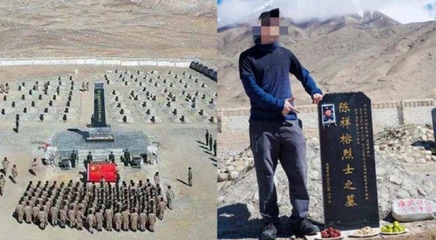 [여기는 중국] 감히 순국 장병을 모욕해?…묘비서 기념 촬영한 中 블로거 징역형