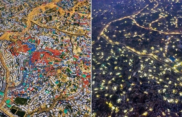 [지구를 보다] 세계 최대 난민촌의 낮과 밤…거대 새장에 갇힌 110만 로힝야족