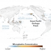 플라스틱 쓰레기 바다로 얼마나 퍼졌나…NASA, 애니메이션 세계 지도 공개