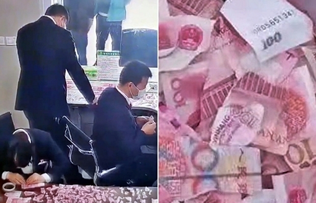 지적장애 아동이 갈가리 찢은 넉 달치 월급…11시간 조각 맞춰준 中 은행원들