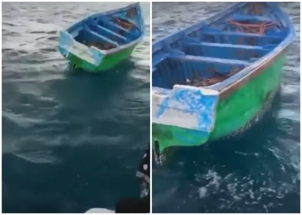 카리브에서 발견된 진짜 유령선... 보트 내엔 부패한 시신만