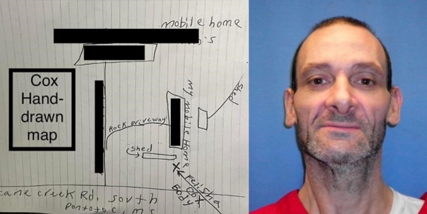 美 사형수, 죽기 직전 남긴 그림 지도로 실종자 유골 발견