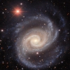 [우주를 보다] 초대질량 블랙홀 주위를 도는 ‘스페인 댄서’ 은하의 별