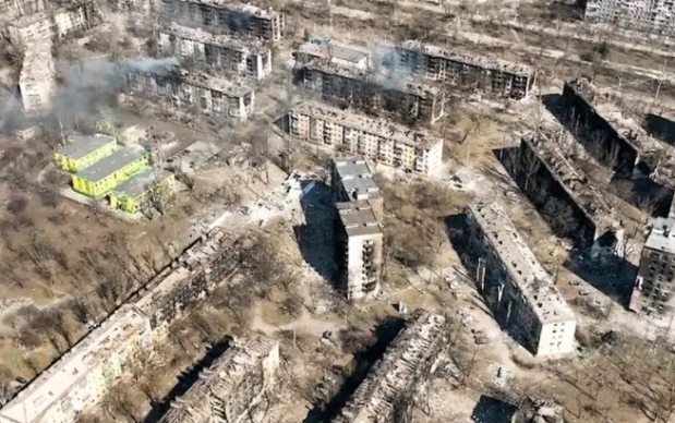 러 폭격으로 지옥이 된 도시…드론으로 본 참혹한 마리우폴 (영상)