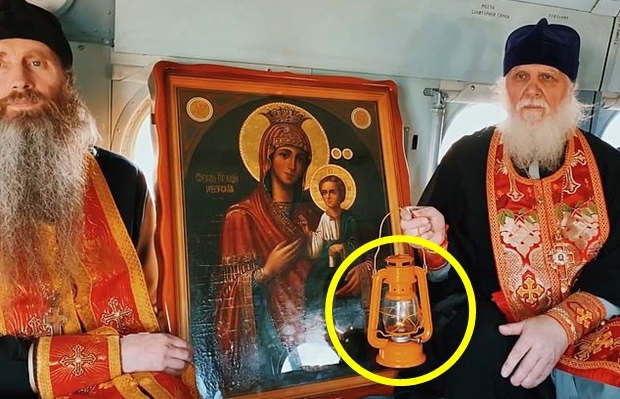 [포착] 우크라 보복에서 우리를 지키소서? 러 하늘에 뜬 ‘성령의 불’