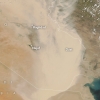 [지구를 보다] 뿌연 먼지로 가득…우주에서 본 이라크 덮친 모래목풍