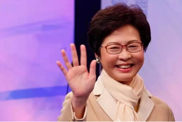 홍콩에 중국식 국보법 강제한 캐리람, 퇴직 직후 현금 돈방석 앉는다