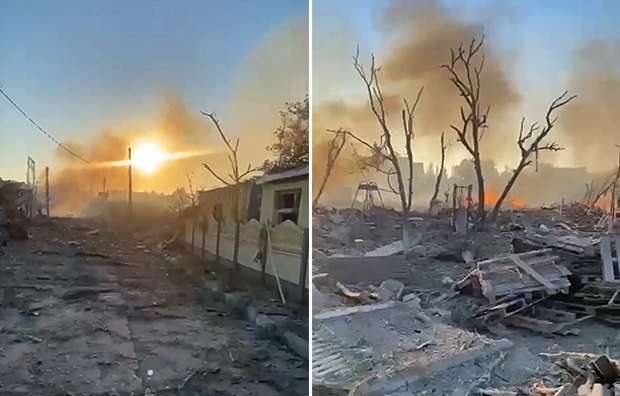 [포착] 러軍, 오데사 또 ‘폭격’ 휴양지 불바다…젤렌스키 “그냥 사람 사는 곳” (영상)
