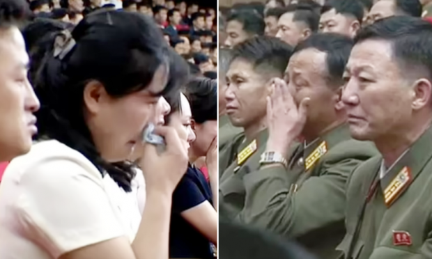 [포착] “원수님이 아프셨다니”…北 김정은 ‘고열’ 소식에 오열하는 관리들(영상)
