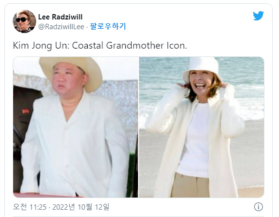 “바닷가 할머니 같다”…北 김정은 위원장 패러디 모아보니
