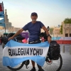 자전거로 남미→카타르 1만km 질주, 월드컵 꿈 이룬 50대 남성
