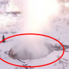 [영상] 러시아에 열린 지옥문?…너비 30m 초대형 싱크홀 발생