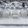 [포착] 美 눈폭풍 여파에 ‘겨울왕국’ 돼버린 캐나다 주택들