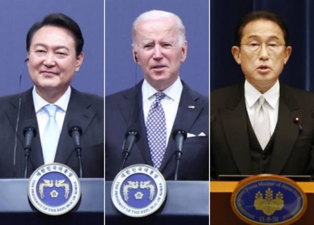 “한미일 공조 강화” 협상 자리에 한국은 없었다…밀착하는 미국‧일본
