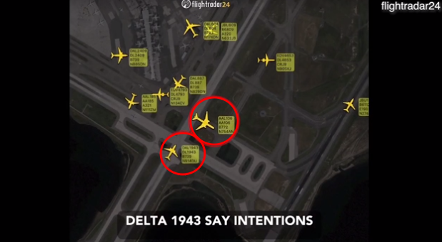 [영상] “이륙 취소!”…美공항 여객기 2대, ‘300m’ 차이로 충돌 모면