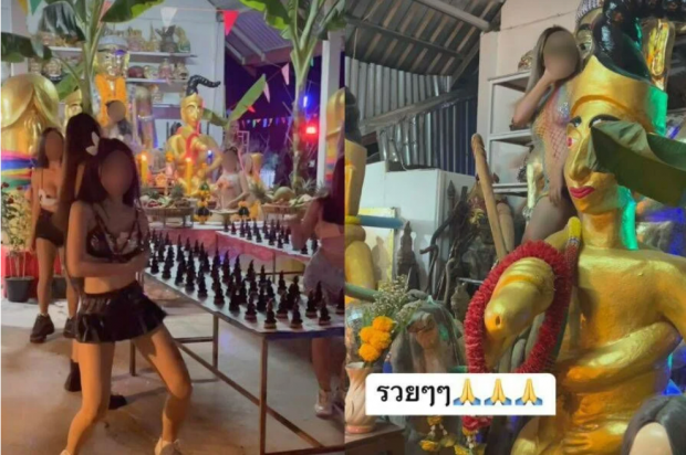 사원에서 노출 여성들의 광란 댄스…성공한 中 사업가의 약속[여기는 동남아]