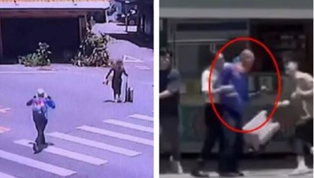 20대 여성에 흉기 휘두른 남성 제압한 용감한 삼부자 [대만은 지금]