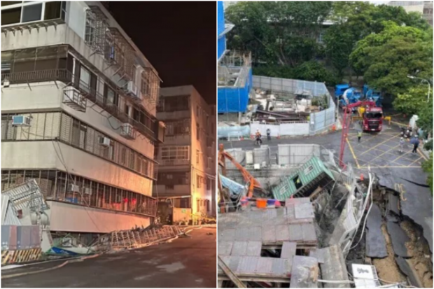 주거건물 돌연 ‘털썩’…2층이 1층으로 주저 앉아 [대만은 지금]