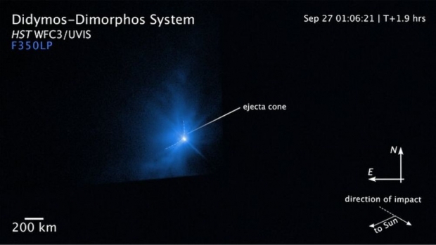 NASA 우주선 충돌시킨 소행성, ‘예기치 않은 움직임’ 보여