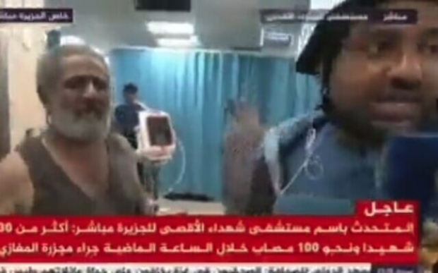 “하마스 숨어있다” 가자 병원 환자 불평에 자리뜨는 알자지라 기자 (영상)