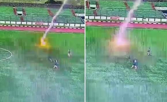 경기 중 ‘번쩍’, 벼락 맞은 축구 선수 사망…“낮은 구름에서 떨어진 번개 탓”